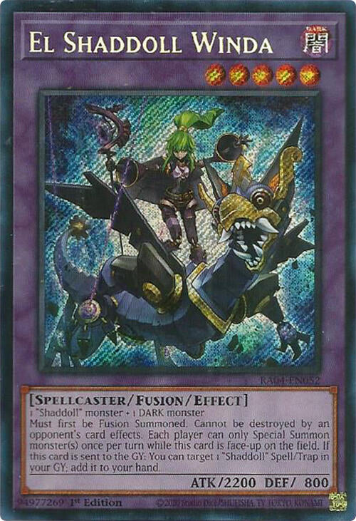 El Shaddoll Winda [RA04-EN052] Secret Rare | Odin's Place