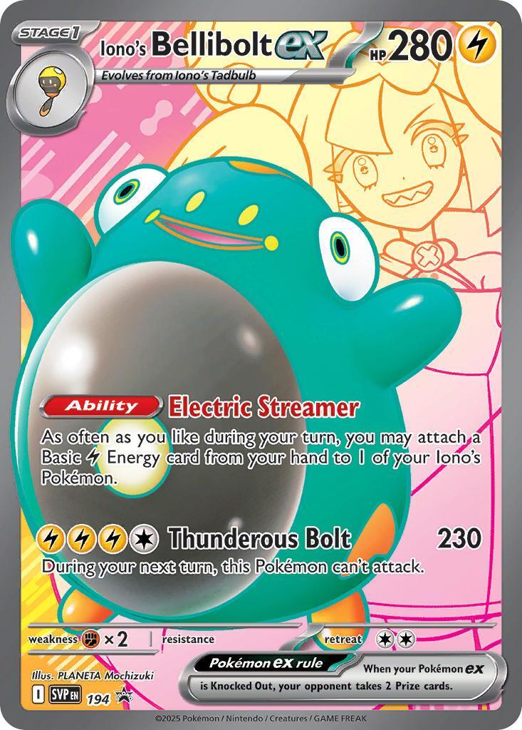 Iono's Bellibolt ex (194) [Scarlet & Violet: Black Star Promos] | Odin's Place