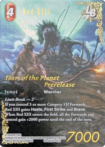 Red XIII LB [Promo Cards] | Odin's Place