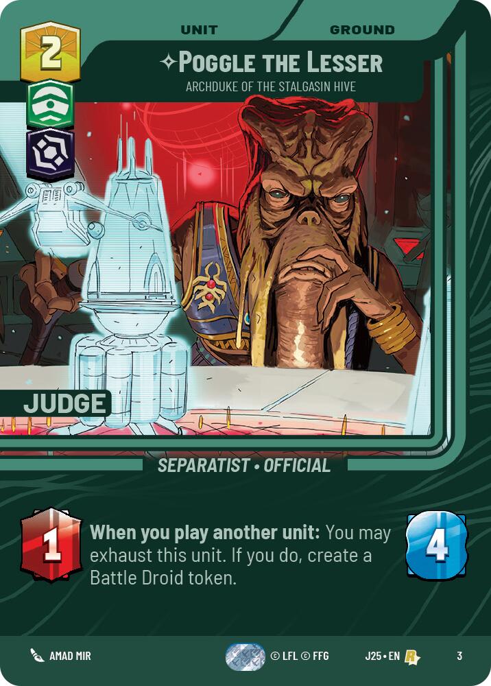 Poggle the Lesser - Archduke of the Stalgasin Hive (3) (3) [Judge Promos] | Odin's Place