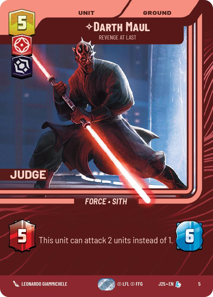 Darth Maul - Revenge at Last (5) (5) [Judge Promos] | Odin's Place