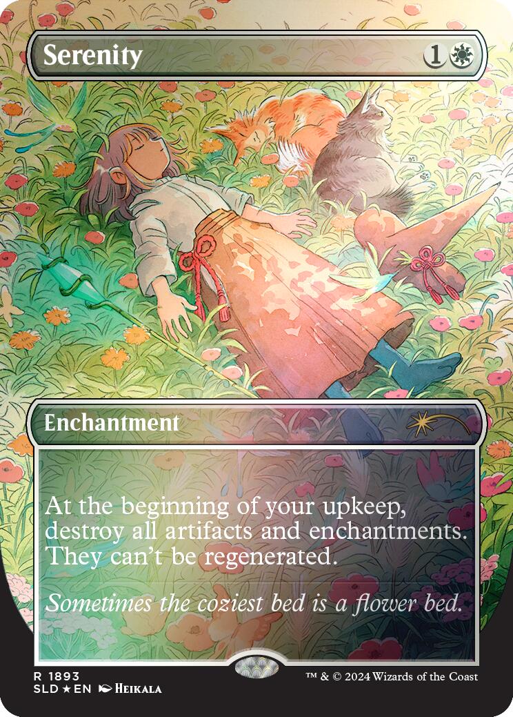 Serenity (Rainbow Foil) [Secret Lair Drop Series] | Odin's Place