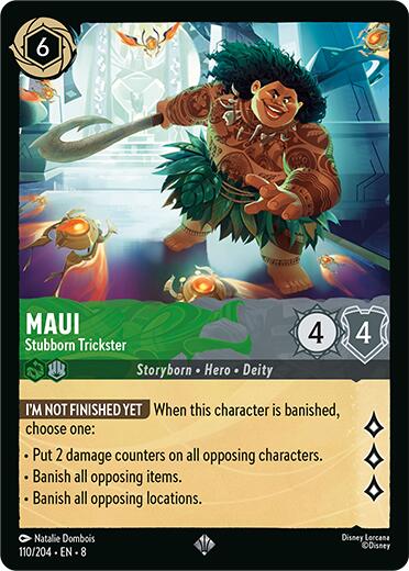 Maui - Stubborn Trickster (110/204) [Reign of Jafar] | Odin's Place