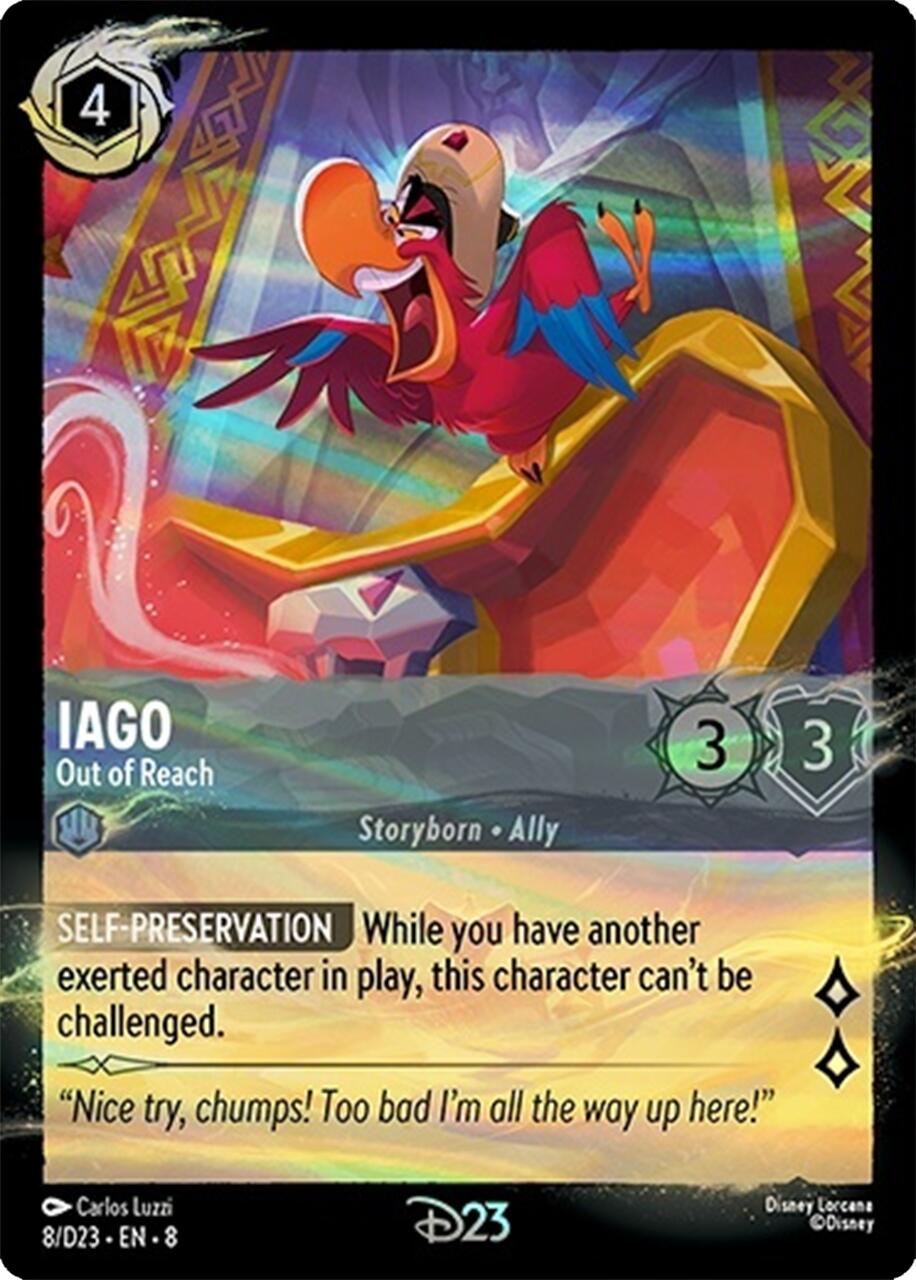 Iago - Out of Reach (8) [Promo Cards] | Odin's Place