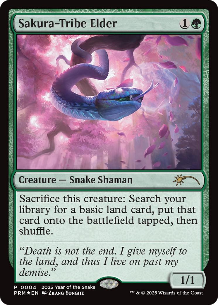 Sakura-Tribe Elder (Year of the Snake 2025) [Standard Showdown Promos] | Odin's Place