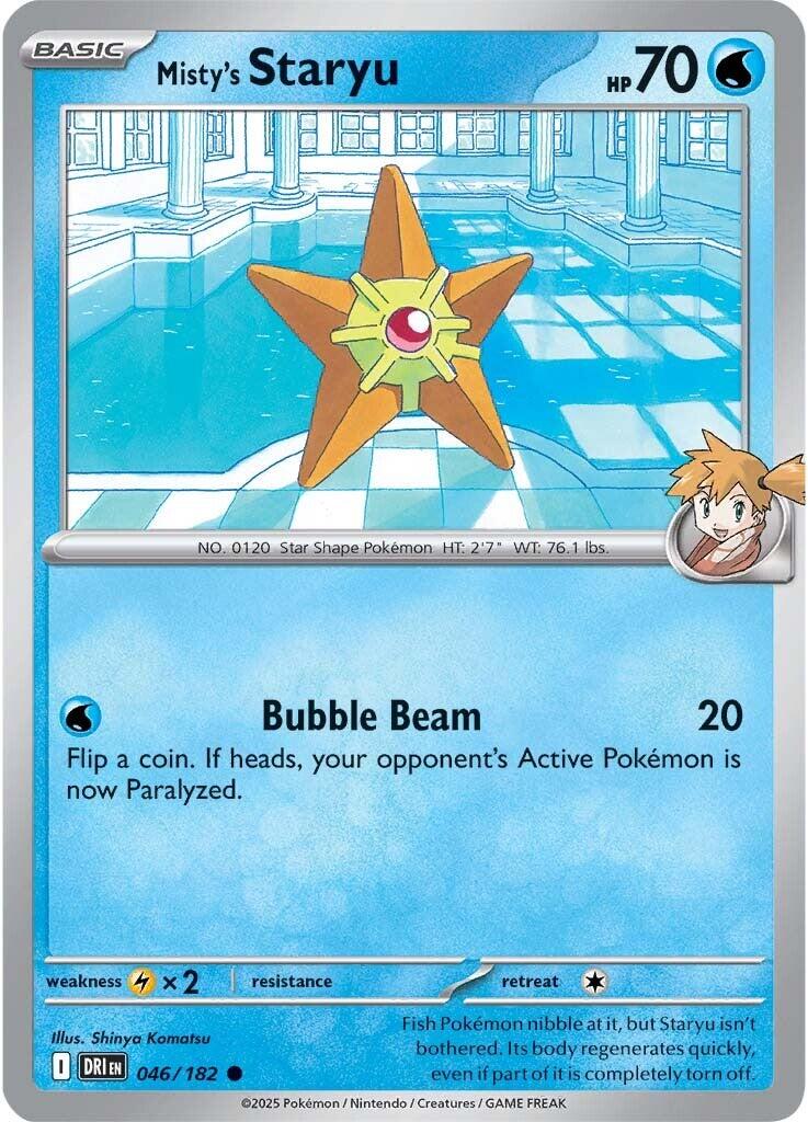 Misty's Staryu (046/182) [Scarlet & Violet: Destined Rivals] | Odin's Place