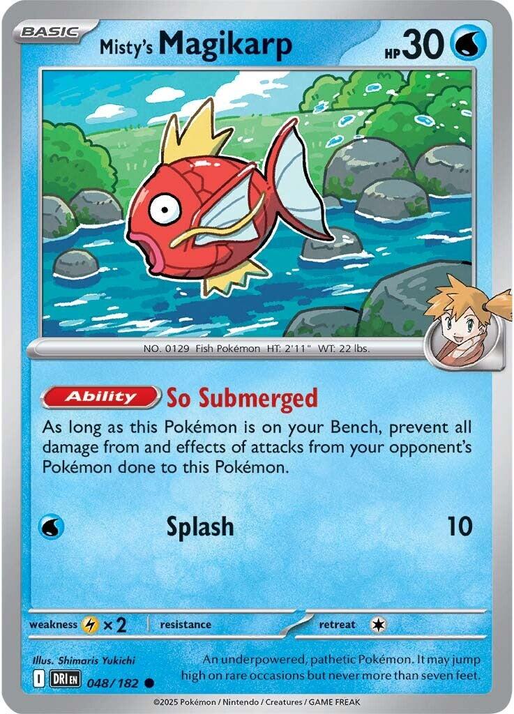 Misty's Magikarp (048/182) [Scarlet & Violet: Destined Rivals] | Odin's Place