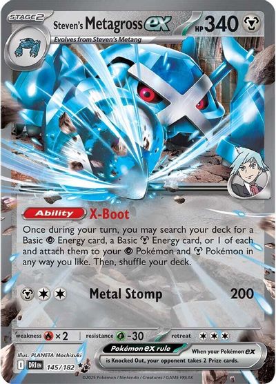 Steven's Metagross ex (145/182) [Scarlet & Violet: Destined Rivals] | Odin's Place
