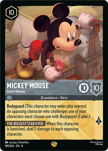 Mickey Mouse - Giant Mouse (199/204) [Reign of Jafar] | Odin's Place