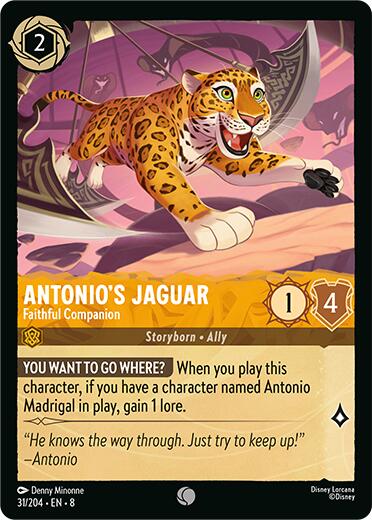 Antonio's Jaguar - Faithful Companion (31/204) [Reign of Jafar] | Odin's Place