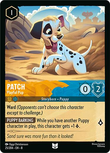 Patch - Playful Pup (25/204) [Reign of Jafar] | Odin's Place