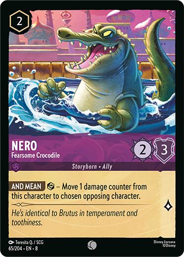 Nero - Fearsome Crocodile (65/204) [Reign of Jafar] | Odin's Place