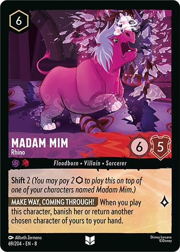 Madam Mim - Rhino (69/204) [Reign of Jafar] | Odin's Place
