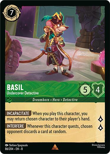 Basil - Undercover Detective (86/204) [Reign of Jafar] | Odin's Place