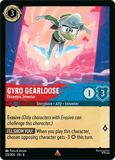 Gyro Gearloose - Eccentric Inventor (123/204) [Reign of Jafar] | Odin's Place