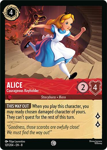 Alice - Courageous Keyholder (127/204) [Reign of Jafar] | Odin's Place