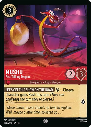 Mushu - Fast-Talking Dragon (130/204) [Reign of Jafar] | Odin's Place