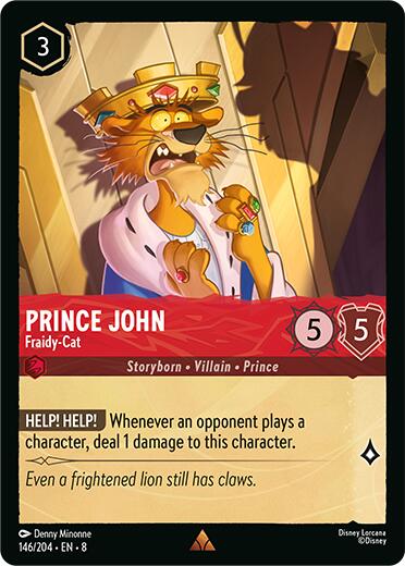 Prince John - Fraidy-Cat (146/204) [Reign of Jafar] | Odin's Place