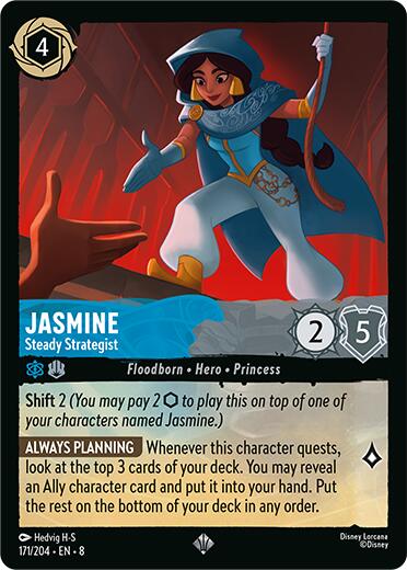 Jasmine - Steady Strategist (171/204) [Reign of Jafar] | Odin's Place