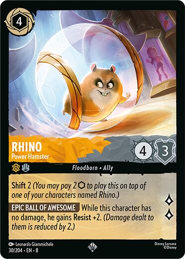 Rhino - Power Hamster (30/204) [Reign of Jafar] | Odin's Place