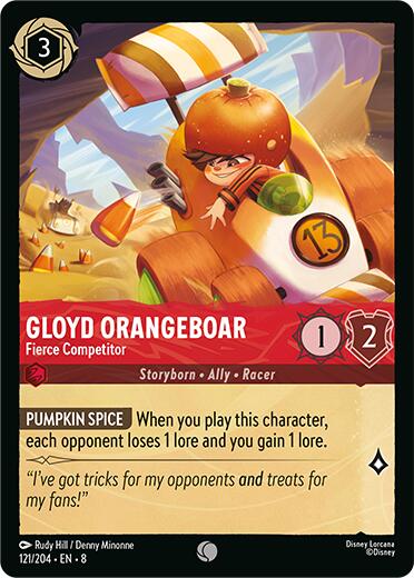 Gloyd Orangeboar - Fierce Competitor (121/204) [Reign of Jafar] | Odin's Place