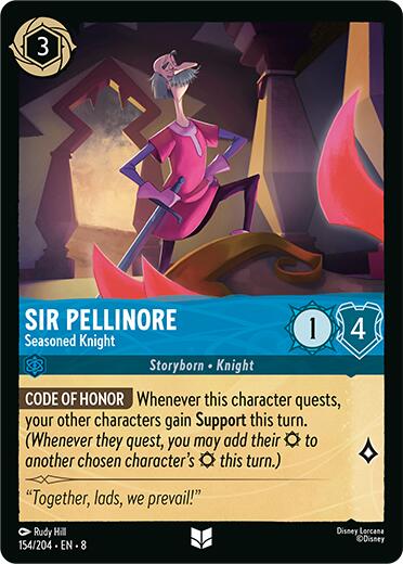Sir Pellinore - Seasoned Knight (154/204) [Reign of Jafar] | Odin's Place