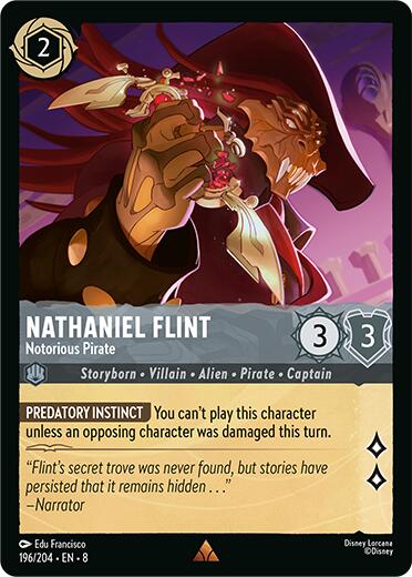 Nathaniel Flint - Notorious Pirate (196/204) [Reign of Jafar] | Odin's Place