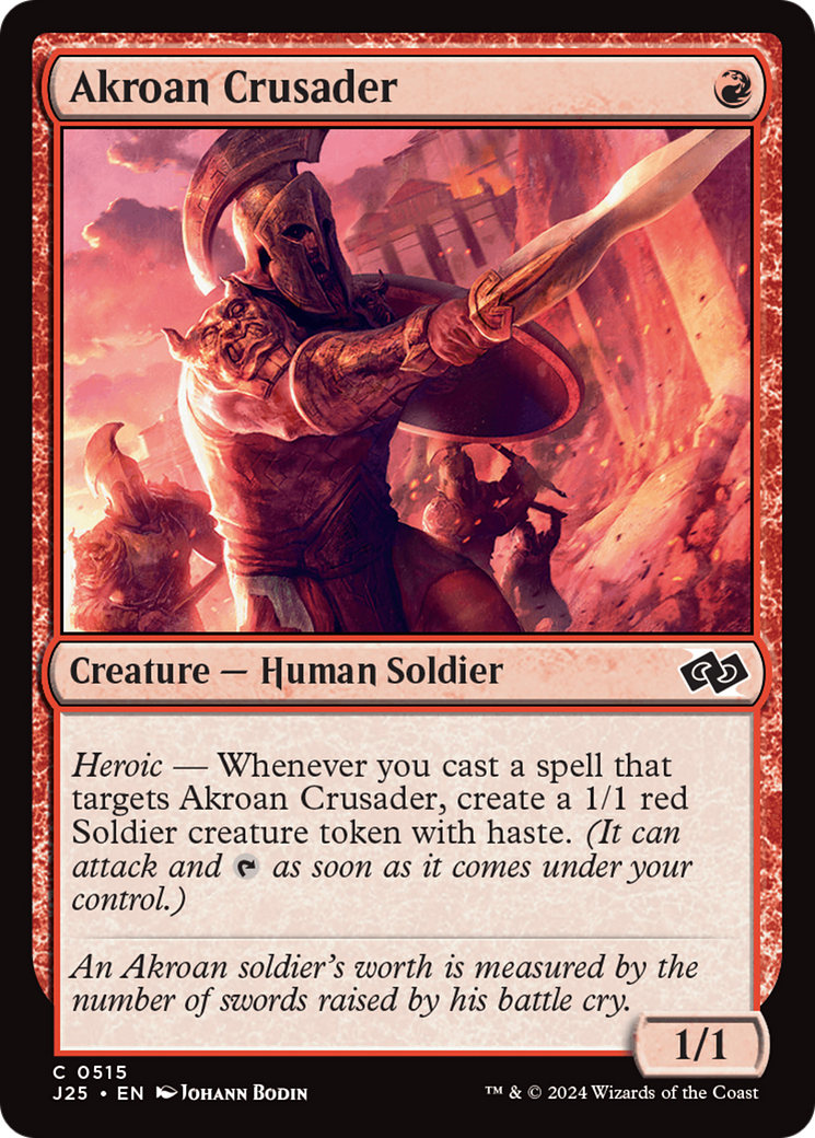 Akroan Crusader [Foundations Jumpstart] | Odin's Place