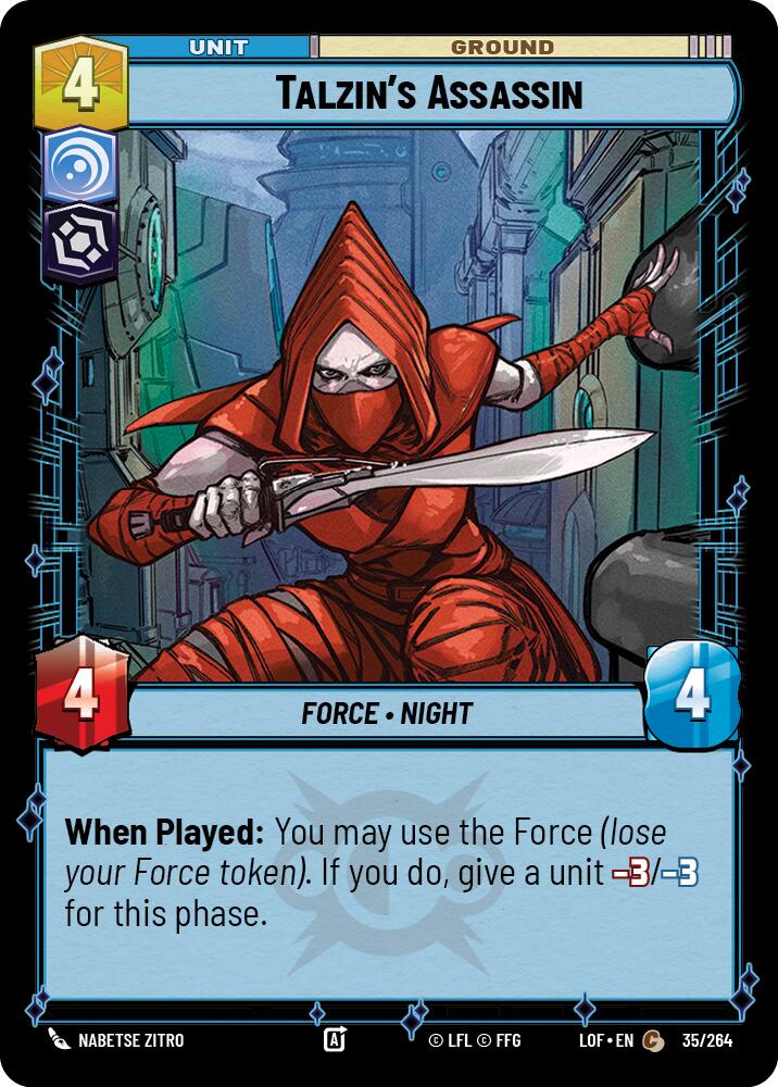 Talzin's Assassin (35/264) (35/264) [Legends of the Force] | Odin's Place