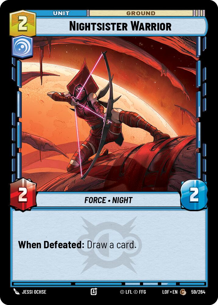 Nightsister Warrior (59/264) (59/264) [Legends of the Force] | Odin's Place