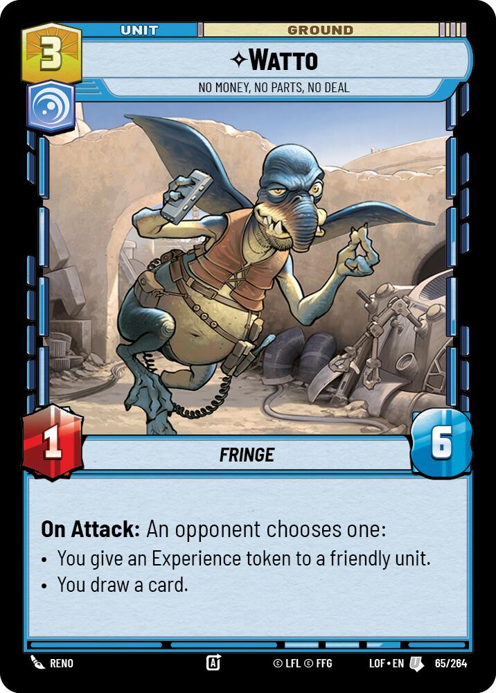 Watto - No Money, No Parts, No Deal (65/264) (65/264) [Legends of the Force] | Odin's Place