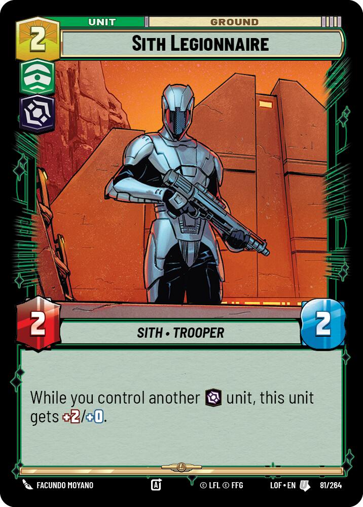 Sith Legionnaire (81/264) (81/264) [Legends of the Force] | Odin's Place