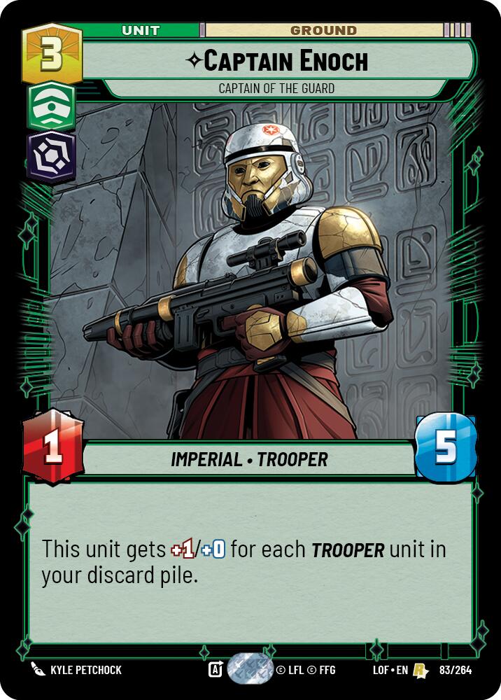 Captain Enoch - Captain of the Guard (83/264) (83/264) [Legends of the Force] | Odin's Place