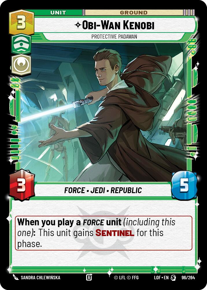 Obi-Wan Kenobi - Protective Padawan (96/264) (96/264) [Legends of the Force] | Odin's Place