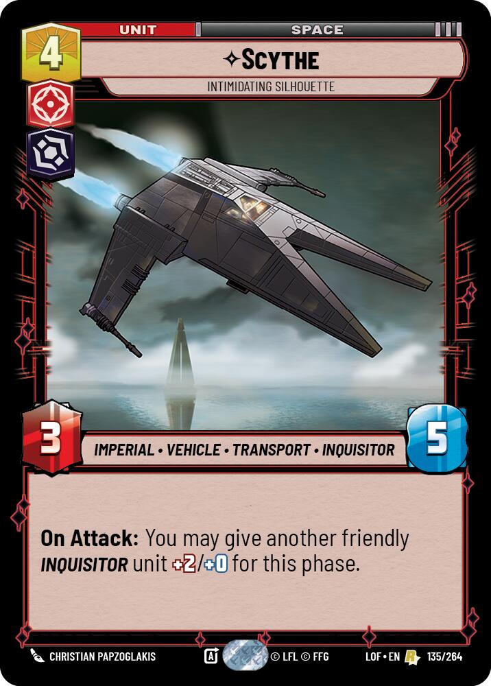 Scythe - Intimidating Silhouette (135/264) (135/264) [Legends of the Force] | Odin's Place
