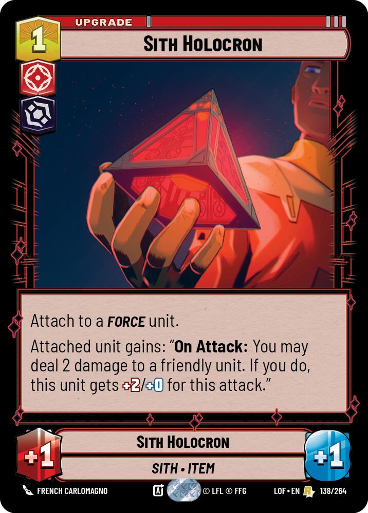 Sith Holocron (138/264) (138/264) [Legends of the Force] | Odin's Place
