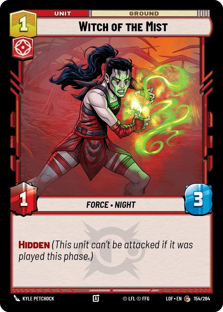 Witch of the Mist (154/264) (154/264) [Legends of the Force] | Odin's Place