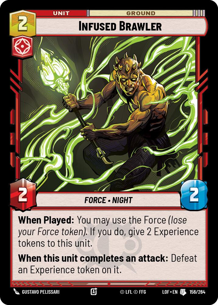 Infused Brawler (156/264) (156/264) [Legends of the Force] | Odin's Place
