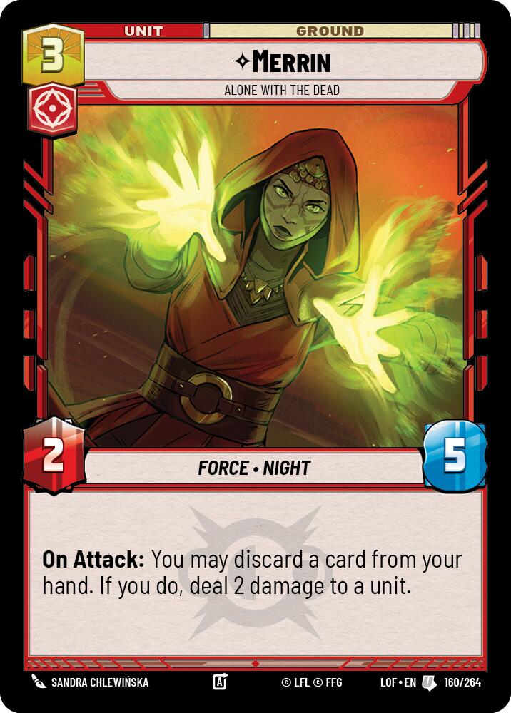 Merrin - Alone with the Dead (160/264) (160/264) [Legends of the Force] | Odin's Place