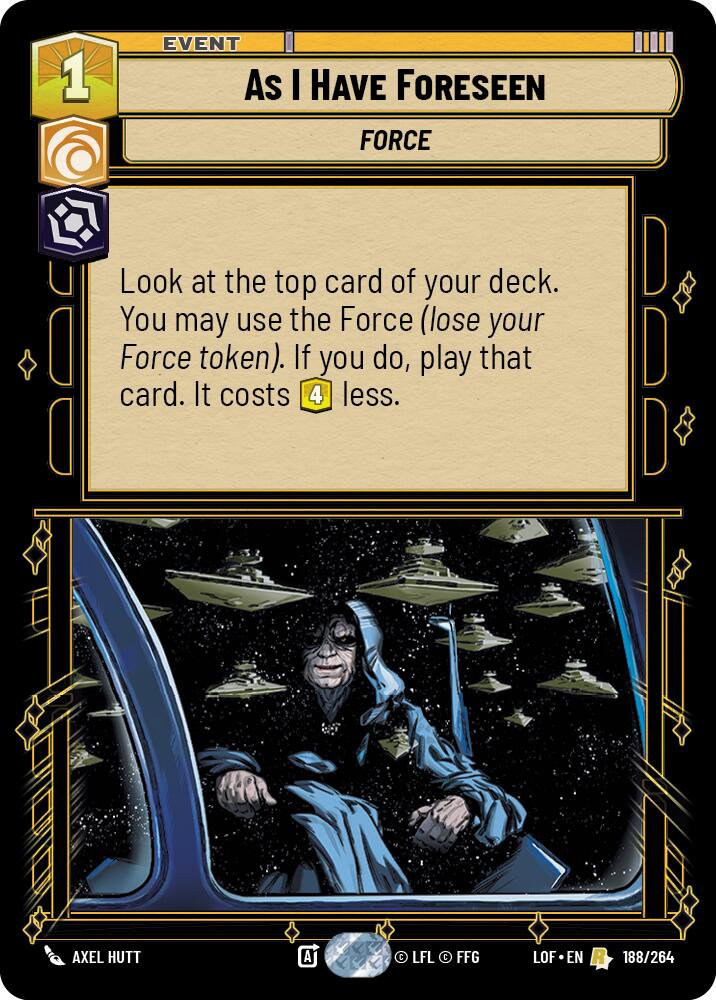 As I Have Foreseen (188/264) (188/264) [Legends of the Force] | Odin's Place