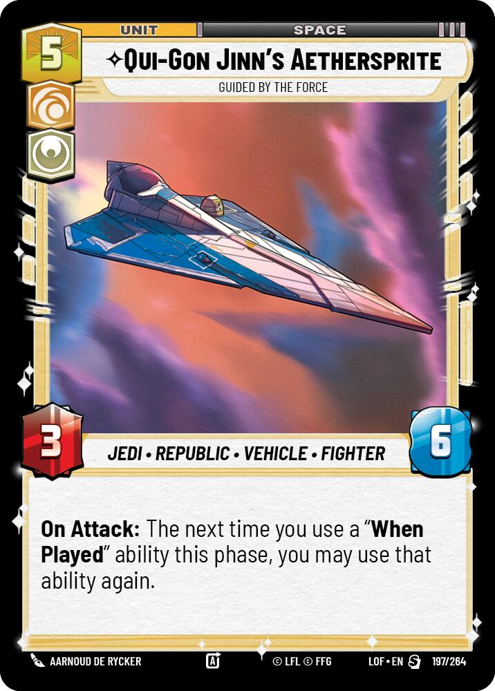 Qui-Gon Jinn's Aethersprite - Guided by the Force (197/264) (197/264) [Legends of the Force] | Odin's Place
