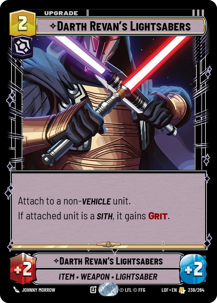 Darth Revan's Lightsabers (238/264) (238/264) [Legends of the Force] | Odin's Place