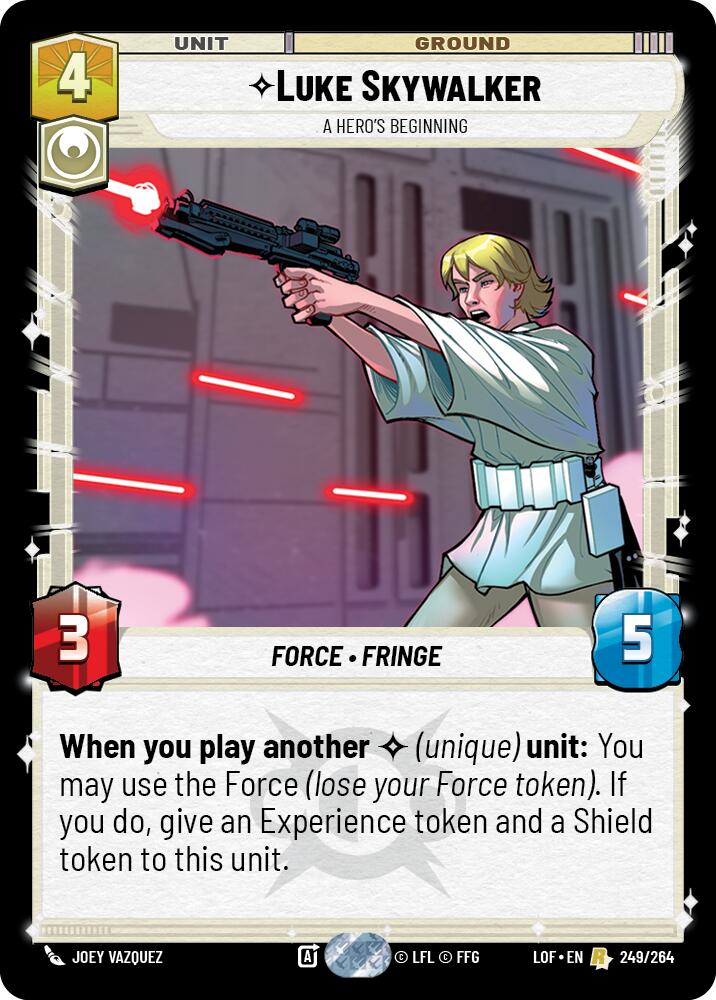 Luke Skywalker - A Hero's Beginning (249/264) (249/264) [Legends of the Force] | Odin's Place