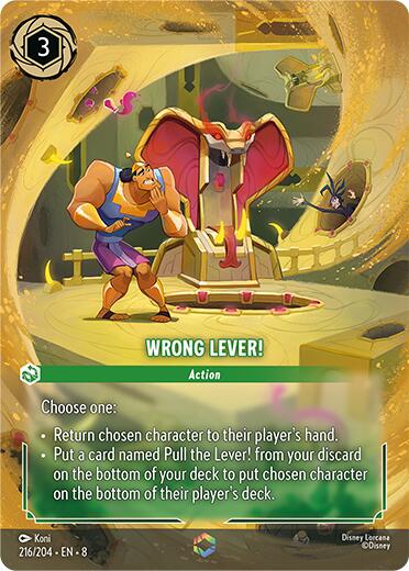 Wrong Lever! (Enchanted) (216/204) [Reign of Jafar] | Odin's Place