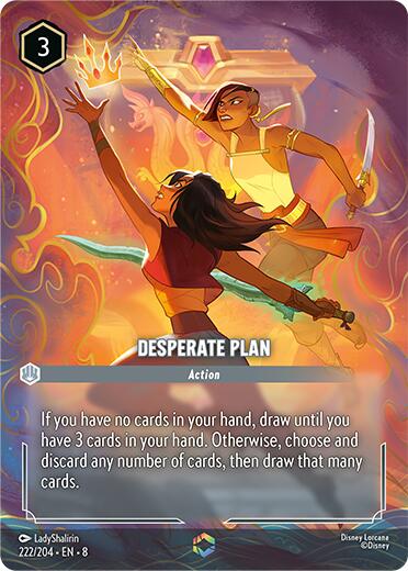 Desperate Plan (Enchanted) (222/204) [Reign of Jafar] | Odin's Place