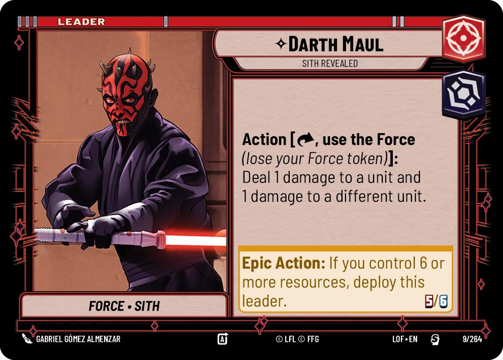 Darth Maul - Sith Revealed (009/264) (009/264) [Legends of the Force] | Odin's Place