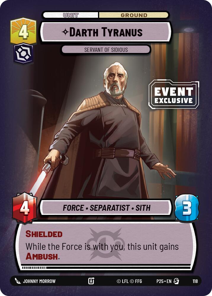 Darth Tyranus (118) - Servant of Sidious (118) [Miscellaneous] | Odin's Place