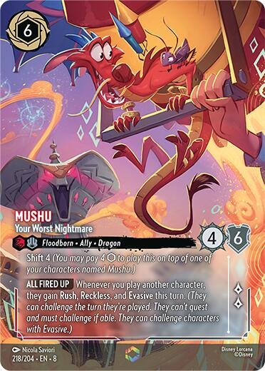 Mushu - Your Worst Nightmare (Enchanted) (218/204) [Reign of Jafar] | Odin's Place