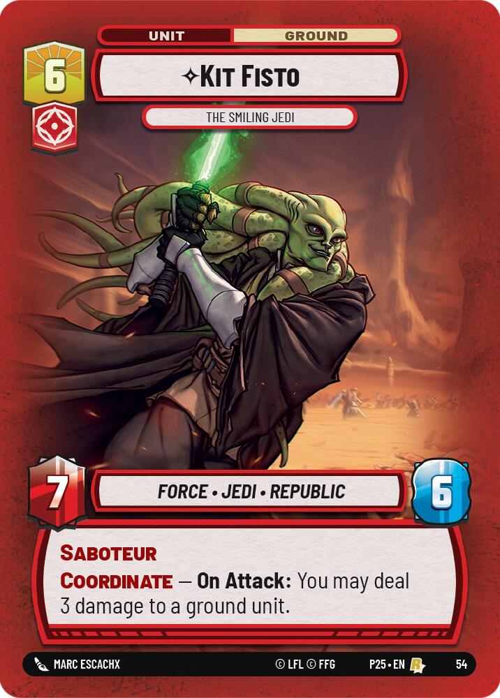 Kit Fisto (54) - The Smiling Jedi (54) [Store Showdown Promos] | Odin's Place