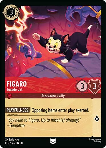 Figaro - Tuxedo Cat (133/204) [Reign of Jafar] | Odin's Place